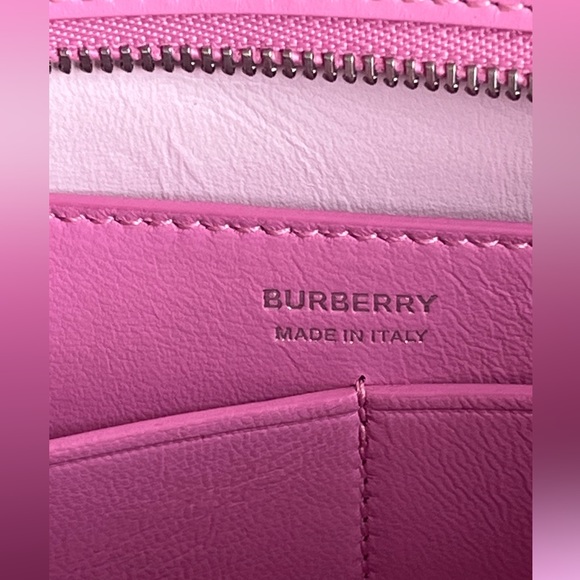 🔴SOLD🔴 BURBERRY Medium TB Monogram Leather Shoulder Bag-Primrose Pink - Picture 16 of 16
